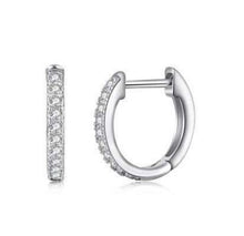 Load image into Gallery viewer, St.KARATS Small Crystal Hoop Earrings